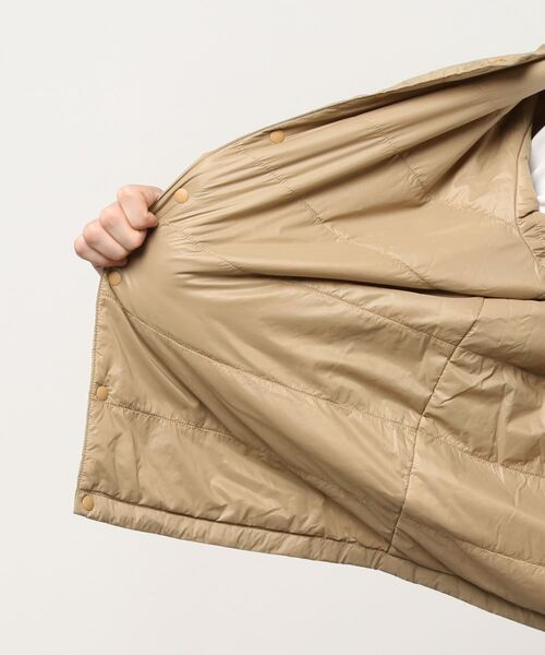 Vincent et Mireille（バンソンエミレイユ）の「VINCENT ET MIREILLE/別注NO-COLLAR BLZ（ブルゾン・メンズ・ブラック/ベージュ・S/M/L）」の4枚目の写真