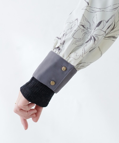 natural couture(ナチュラルクチュール)の「配色襟付きレトロワンピース(ワンピース・レディース・グリーン系/ホワイト系/ブラウン系/ベージュ/ブラック系その他/ベージュ系その他・FREE)」の14枚目の写真