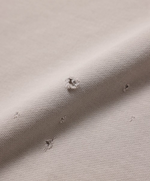 JUNRED（ジュンレッド）の「ダメージスウェット（スウェット・メンズ・ブルー/チャコールグレー/ライトグレー・M/L/S）」の9枚目の写真