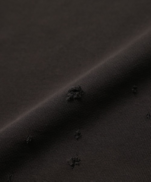 JUNRED（ジュンレッド）の「ダメージスウェット（スウェット・メンズ・ブルー/チャコールグレー/ライトグレー・M/L/S）」の11枚目の写真