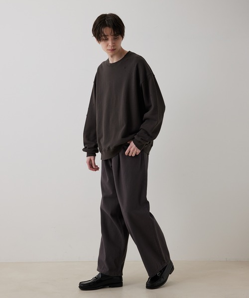 JUNRED（ジュンレッド）の「ダメージスウェット（スウェット・メンズ・ブルー/チャコールグレー/ライトグレー・M/L/S）」の18枚目の写真