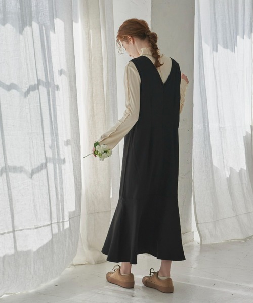 hinari（ヒナリ）の「マーメイドジャンパースカート（ジャンパースカート・レディース・ブラック・SMALL/FREE）」の10枚目の写真