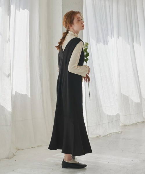 hinari（ヒナリ）の「マーメイドジャンパースカート（ジャンパースカート・レディース・ブラック・SMALL/FREE）」の16枚目の写真