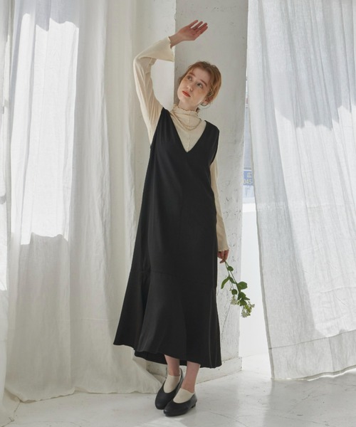 hinari（ヒナリ）の「マーメイドジャンパースカート（ジャンパースカート・レディース・ブラック・SMALL/FREE）」の17枚目の写真