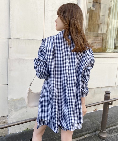 one after another NICE CLAUP(ワンアフターアナザーナイスクラップ)の「ジレにもなるマルチウェイテーラードジャケット(テーラードジャケット・レディース・アイボリー/モカ/イエロー系その他/ネイビー系/ネイビー/ベージュ・FREE)」の22枚目の写真