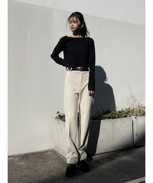 ENVYM（アンビー）の「バックリボンリブＫＮＩＴ（ニット/セーター・レディース・ホワイト/ブラック/レッド・FREE）」の13枚目の写真