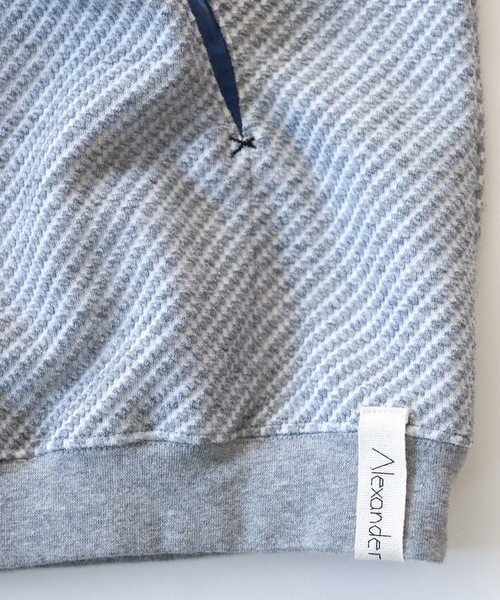 AlexanderLeeChang（アレキサンダーリーチャン）の「BIG TWILL CREW  AC-012201（スウェット・メンズ・グレー/チャコール/グリーン・3/2）」の20枚目の写真