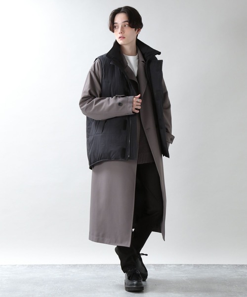 RAGEBLUE（レイジブルー）の「＜SORONA(R)＞ビッグシルエットモンスターベスト（ダウンベスト・メンズ・ブラック/ベージュ/グリーン・FREE）」の12枚目の写真