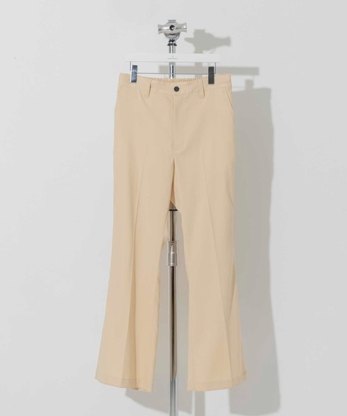 MAISON SPECIAL(メゾンスペシャル)の「《ユニセックスアイテム》ストレッチフレアパンツ【MAISON SPECIAL/メゾンスペシャル】(その他パンツ・メンズ・イエロー/ブラウン/ピンク/ラベンダー/ブルー/ブラック・1/2/0)」の12枚目の写真