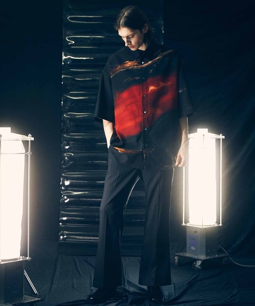 MAISON SPECIAL(メゾンスペシャル)の「《ユニセックスアイテム》ストレッチフレアパンツ【MAISON SPECIAL/メゾンスペシャル】(その他パンツ・メンズ・イエロー/ブラウン/ピンク/ラベンダー/ブルー/ブラック・1/2/0)」の16枚目の写真