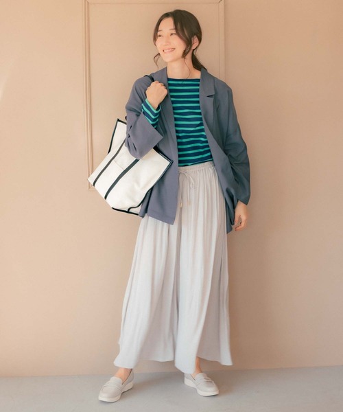 LEPSIM（レプシィム）の「UVポンチョハオリ　262361（その他アウター・レディース・ベージュ/チャコールグレー/オリーブ・FREE）」の4枚目の写真