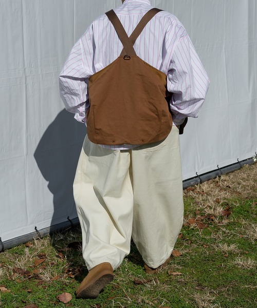 kutir（クティール）の「コットンバルーンパンツ（カーゴパンツ・メンズ・カーキ/サックスブルー/オレンジ/アイボリー・SMALL/MEDIUM/LARGE）」の8枚目の写真