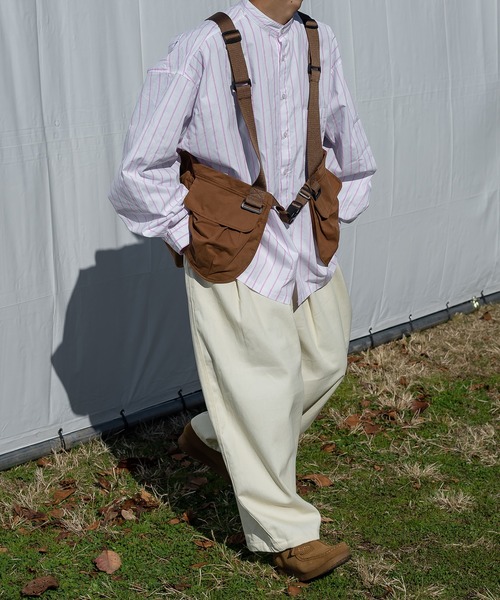 kutir（クティール）の「コットンバルーンパンツ（カーゴパンツ・メンズ・カーキ/サックスブルー/オレンジ/アイボリー・SMALL/MEDIUM/LARGE）」の7枚目の写真