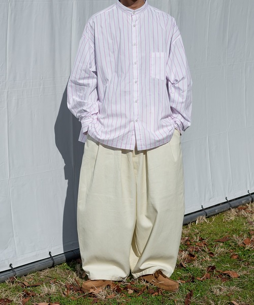 kutir（クティール）の「コットンバルーンパンツ（カーゴパンツ・メンズ・カーキ/サックスブルー/オレンジ/アイボリー・SMALL/MEDIUM/LARGE）」の5枚目の写真