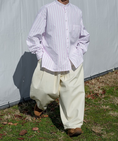 kutir（クティール）の「コットンバルーンパンツ（カーゴパンツ・メンズ・カーキ/サックスブルー/オレンジ/アイボリー・SMALL/MEDIUM/LARGE）」の6枚目の写真