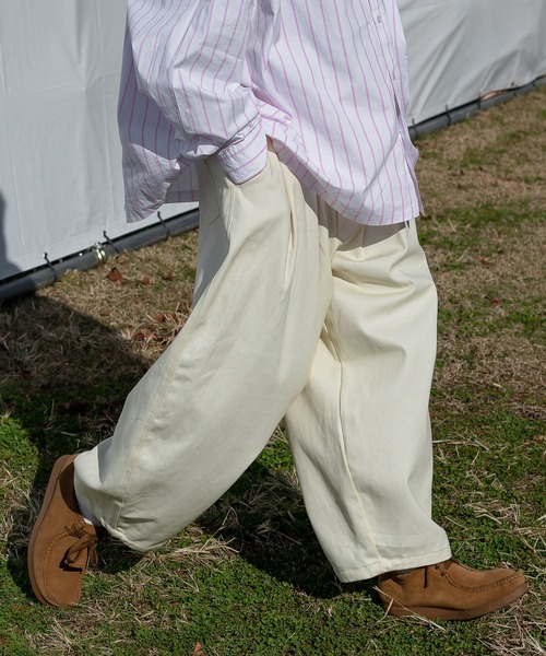 kutir（クティール）の「コットンバルーンパンツ（カーゴパンツ・メンズ・カーキ/サックスブルー/オレンジ/アイボリー・SMALL/MEDIUM/LARGE）」の10枚目の写真