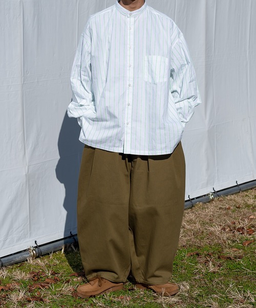 kutir（クティール）の「コットンバルーンパンツ（カーゴパンツ・メンズ・カーキ/サックスブルー/オレンジ/アイボリー・SMALL/MEDIUM/LARGE）」の14枚目の写真