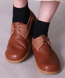 JoyWalkerPlus（ジョイウォーカープラス）の「(ES)【 Joy Walker Plus 】フェイクレザー レースアップ コンフォート シューズ（スニーカー）」