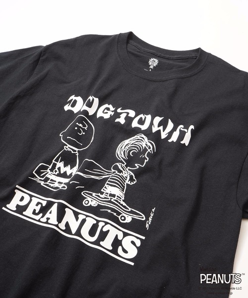DOGTOWN(ドッグタウン)の「PEANUTS CHARLIE BROWN S/S T-SHIRTS/DOGTOWN( ドッグタウン)ピーナッツコラボ半袖Tシャツ(Tシャツ/カットソー・メンズ・ホワイト/ブラック/グレー/ライトグリーン/マルーン・MEDIUM/LARGE/X-LARGE/XX-LARGE)」の10枚目の写真