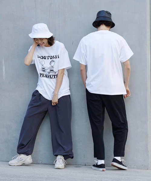 DOGTOWN(ドッグタウン)の「PEANUTS CHARLIE BROWN S/S T-SHIRTS/DOGTOWN( ドッグタウン)ピーナッツコラボ半袖Tシャツ(Tシャツ/カットソー・メンズ・ホワイト/ブラック/グレー/ライトグリーン/マルーン・MEDIUM/LARGE/X-LARGE/XX-LARGE)」の17枚目の写真