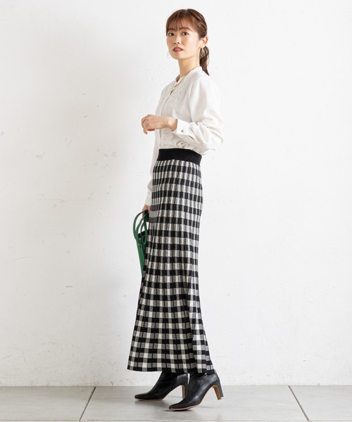 prose verse(プロズヴェール)の「センターレースフロントボタンブラウス(シャツ/ブラウス・レディース・オフホワイト/ブルー/ピンク/ブラック・MEDIUM)」の20枚目の写真