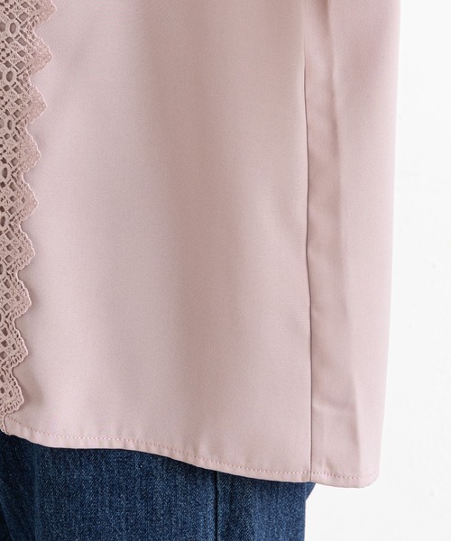 prose verse(プロズヴェール)の「センターレースフロントボタンブラウス(シャツ/ブラウス・レディース・オフホワイト/ブルー/ピンク/ブラック・MEDIUM)」の9枚目の写真