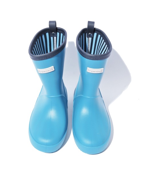 Ampersand（アンパサンド）の「Ampersand/アンパサンド プレーンカラーレインシューズ 長靴（レインシューズ・キッズ・カーキ/ブルー/グレー/ラベンダー/キャメル・19/18/20）」の19枚目の写真