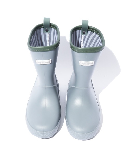 Ampersand（アンパサンド）の「Ampersand/アンパサンド プレーンカラーレインシューズ 長靴（レインシューズ・キッズ・カーキ/ブルー/グレー/ラベンダー/キャメル・19/18/20）」の18枚目の写真