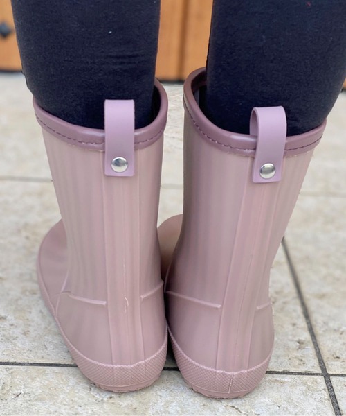 Ampersand（アンパサンド）の「Ampersand/アンパサンド プレーンカラーレインシューズ 長靴（レインシューズ・キッズ・カーキ/ブルー/グレー/ラベンダー/キャメル・19/18/20）」の9枚目の写真
