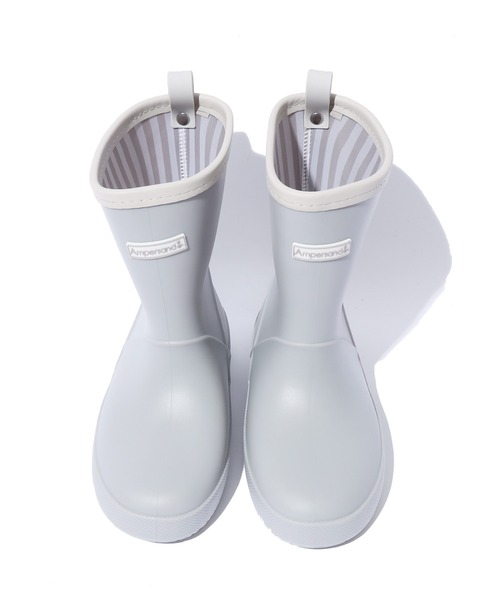 Ampersand（アンパサンド）の「Ampersand/アンパサンド プレーンカラーレインシューズ 長靴（レインシューズ・キッズ・カーキ/ブルー/グレー/ラベンダー/キャメル・19/18/20）」の21枚目の写真
