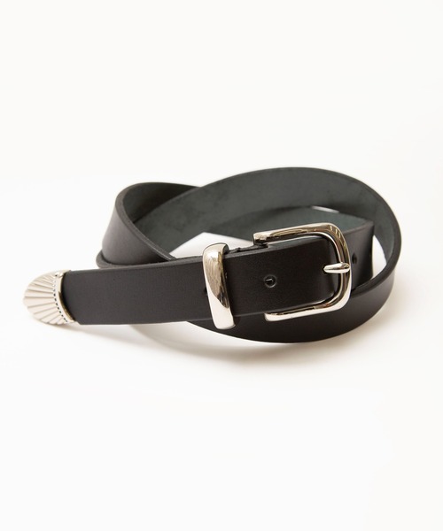 FACTOTUM（ファクトタム）の「【FACTOTUM】ウェスタンレザーベルト（ベルト・メンズ・ブラウン/ブラック・46）」の2枚目の写真