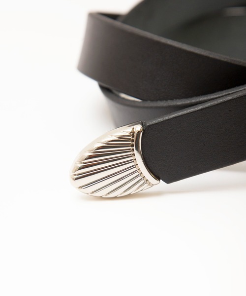 FACTOTUM（ファクトタム）の「【FACTOTUM】ウェスタンレザーベルト（ベルト・メンズ・ブラウン/ブラック・46）」の4枚目の写真