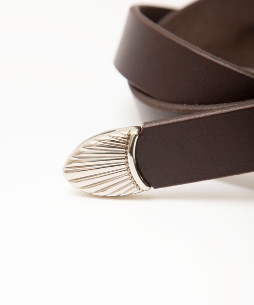 FACTOTUM（ファクトタム）の「【FACTOTUM】ウェスタンレザーベルト（ベルト・メンズ・ブラウン/ブラック・46）」の5枚目の写真