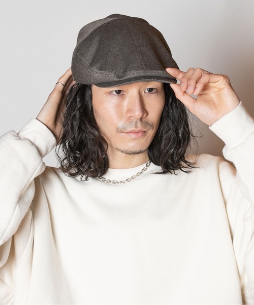 CA4LA（カシラ）の「TRL HUNTING（ハンチング/ベレー帽・メンズ・ブラウン系その他2/ブラック/ベージュ・L/S/M）」の3枚目の写真