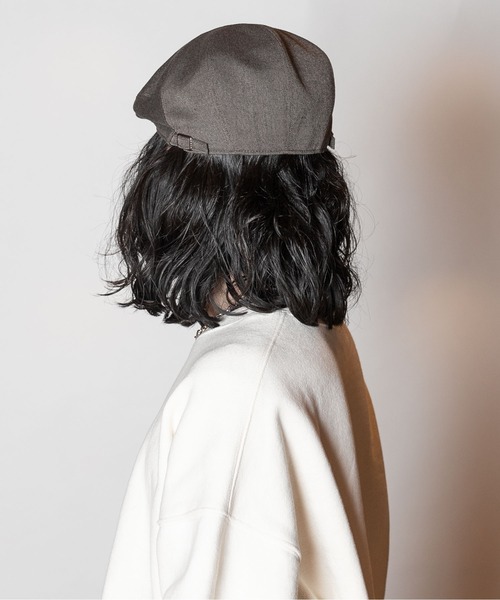 CA4LA（カシラ）の「TRL HUNTING（ハンチング/ベレー帽・メンズ・ブラウン系その他2/ブラック/ベージュ・L/S/M）」の9枚目の写真