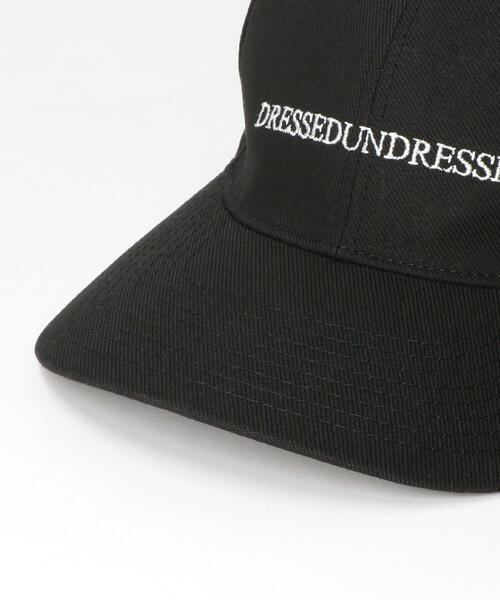 DRESSEDUNDRESSED（ドレスドアンドレスド）の「＜DRESSEDUNDRESSED＞ LOGO CAP/キャップ（キャップ・メンズ・ブラック・FREE）」の4枚目の写真