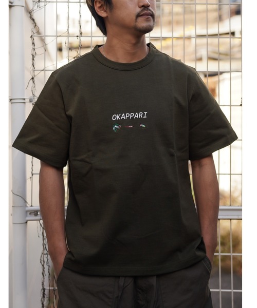 【セール】MANASTASH/マナスタッシュ MS OKAPPARI刺繍TEE Tシャツ（Tシャツ/カットソー）｜MANASTASH（マナスタッシュ）