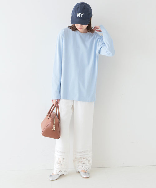 SLOBE IENA（スローブイエナ）の「【COOPERSTOWN BALL CAP】 LOGO キャップ◆（キャップ・レディース・グレー/ベージュ/ネイビー・FREE）」の10枚目の写真