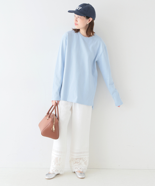 SLOBE IENA（スローブイエナ）の「【COOPERSTOWN BALL CAP】 LOGO キャップ◆（キャップ・レディース・グレー/ベージュ/ネイビー・FREE）」の11枚目の写真