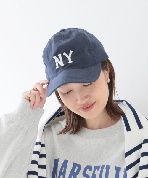 SLOBE IENA（スローブイエナ）の「【COOPERSTOWN BALL CAP】 LOGO キャップ◆（キャップ・レディース・グレー/ベージュ/ネイビー・FREE）」の15枚目の写真