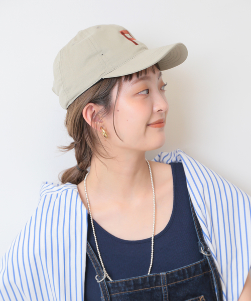 SLOBE IENA（スローブイエナ）の「【COOPERSTOWN BALL CAP】 LOGO キャップ◆（キャップ・レディース・グレー/ベージュ/ネイビー・FREE）」の19枚目の写真