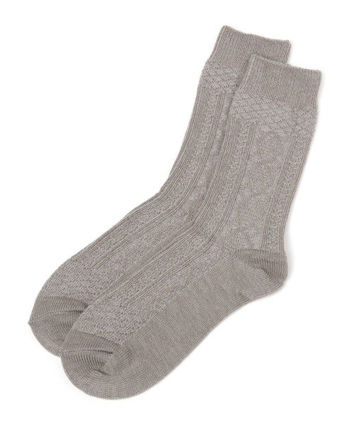 GLOBAL WORK（グローバルワーク）の「抗菌防臭ソックスロング/265270（ソックス/靴下・メンズ・ホワイト/チャコールグレー/ライトブルー/ブラック/ネイビー/グレー/グリーン/ダークブルー/グレー系その他7/ブルー系その他7/グレー系その他/ネイビー系/ホワイト系その他2/ブルー系その他6/その他/ライトグレー/ネイビー系3/ライトベージュ/グレー系その他6/ブルー/グリーン系その他6/グレー系その他3/ダークグレー/グレー系その他4・ONE SIZE/FREE）」の13枚目の写真