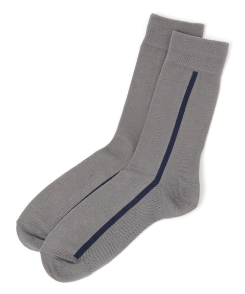 GLOBAL WORK（グローバルワーク）の「抗菌防臭ソックスロング/265270（ソックス/靴下・メンズ・ホワイト/チャコールグレー/ライトブルー/ブラック/ネイビー/グレー/グリーン/ダークブルー/グレー系その他7/ブルー系その他7/グレー系その他/ネイビー系/ホワイト系その他2/ブルー系その他6/その他/ライトグレー/ネイビー系3/ライトベージュ/グレー系その他6/ブルー/グリーン系その他6/グレー系その他3/ダークグレー/グレー系その他4・ONE SIZE/FREE）」の12枚目の写真