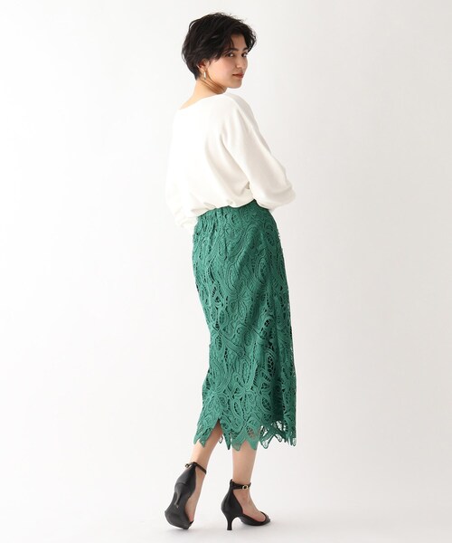 ケミカルレースタイトスカート