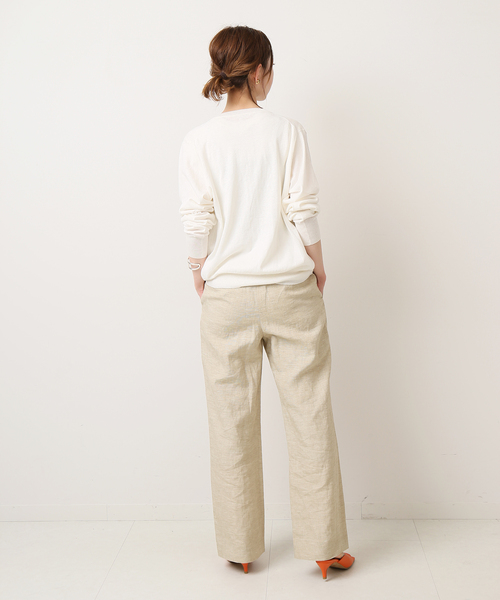 フレンチリネンストレートパンツ（その他パンツ）｜IENA（イエナ）の