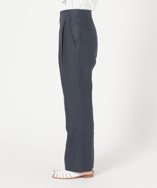 IENA（イエナ）の「フレンチリネンストレートパンツ（その他パンツ・レディース・ネイビー/ベージュ/ブラック系その他・38/40/36/34）」の21枚目の写真
