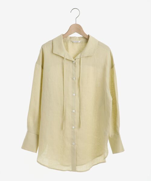 le.coeur blanc（ルクールブラン）の「le lin zephyr オープンカラーシャツ（シャツ/ブラウス・レディース・オフホワイト/イエロー/カーキオリーブ・38）」の13枚目の写真