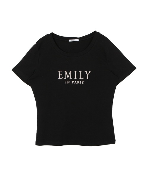 Julia Boutique（ジュリアブティック）の「EMILY刺繍ロゴデザインTシャツ/22044（Tシャツ/カットソー・レディース・ホワイト/ブラック/ピンク・ONE）」の19枚目の写真