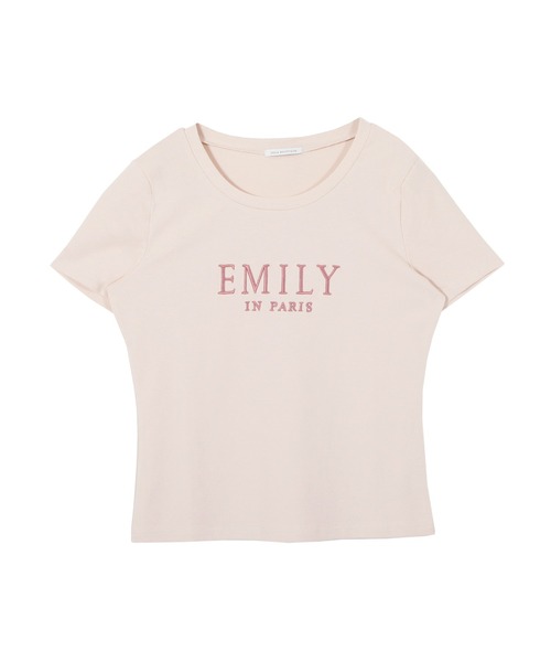 Julia Boutique（ジュリアブティック）の「EMILY刺繍ロゴデザインTシャツ/22044（Tシャツ/カットソー・レディース・ホワイト/ブラック/ピンク・ONE）」の20枚目の写真