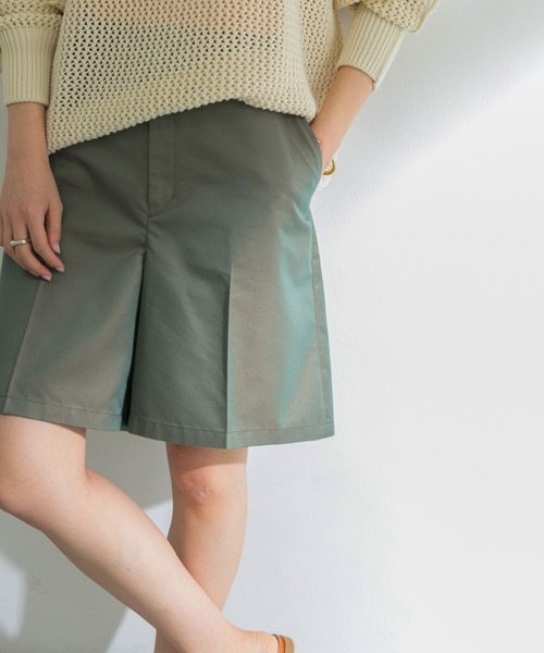 URBAN RESEARCH(アーバンリサーチ)の「シャンブレー撥水ショートパンツ(その他パンツ・レディース・カーキ/ベージュ・38/36)」の11枚目の写真